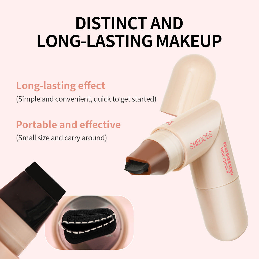 Love Eyeliner Seal Waterproof And Durable Eyeliner Stamp Pen Natural Makeup Application A Beginner's Assistant Two Steps To Create Eyeliner