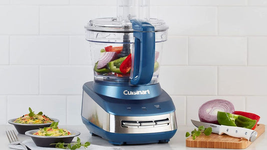 Cuisinart core custom 10-cup Multifunctional Food Processor Anchor white &blue