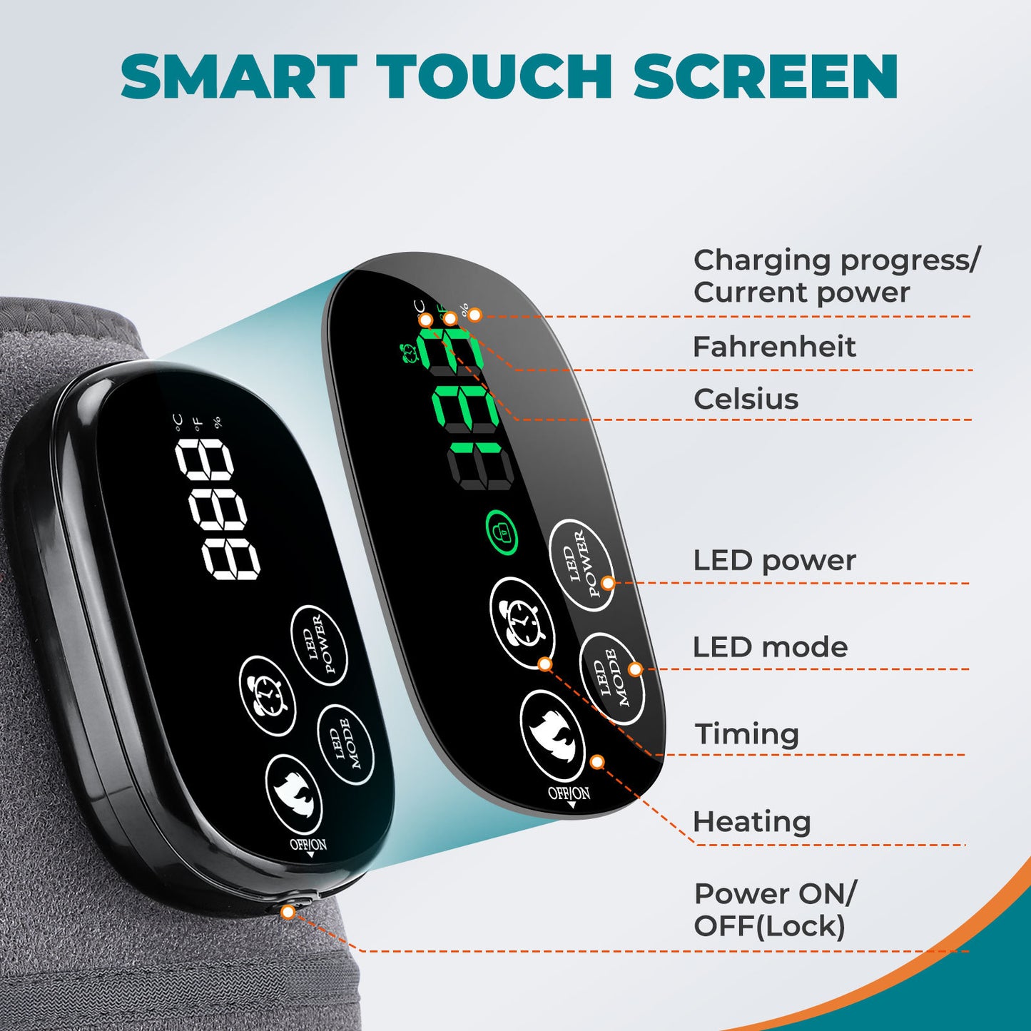 Infrared Light Therapy Joint Knee Shoulder Electric Heating Knee Pad